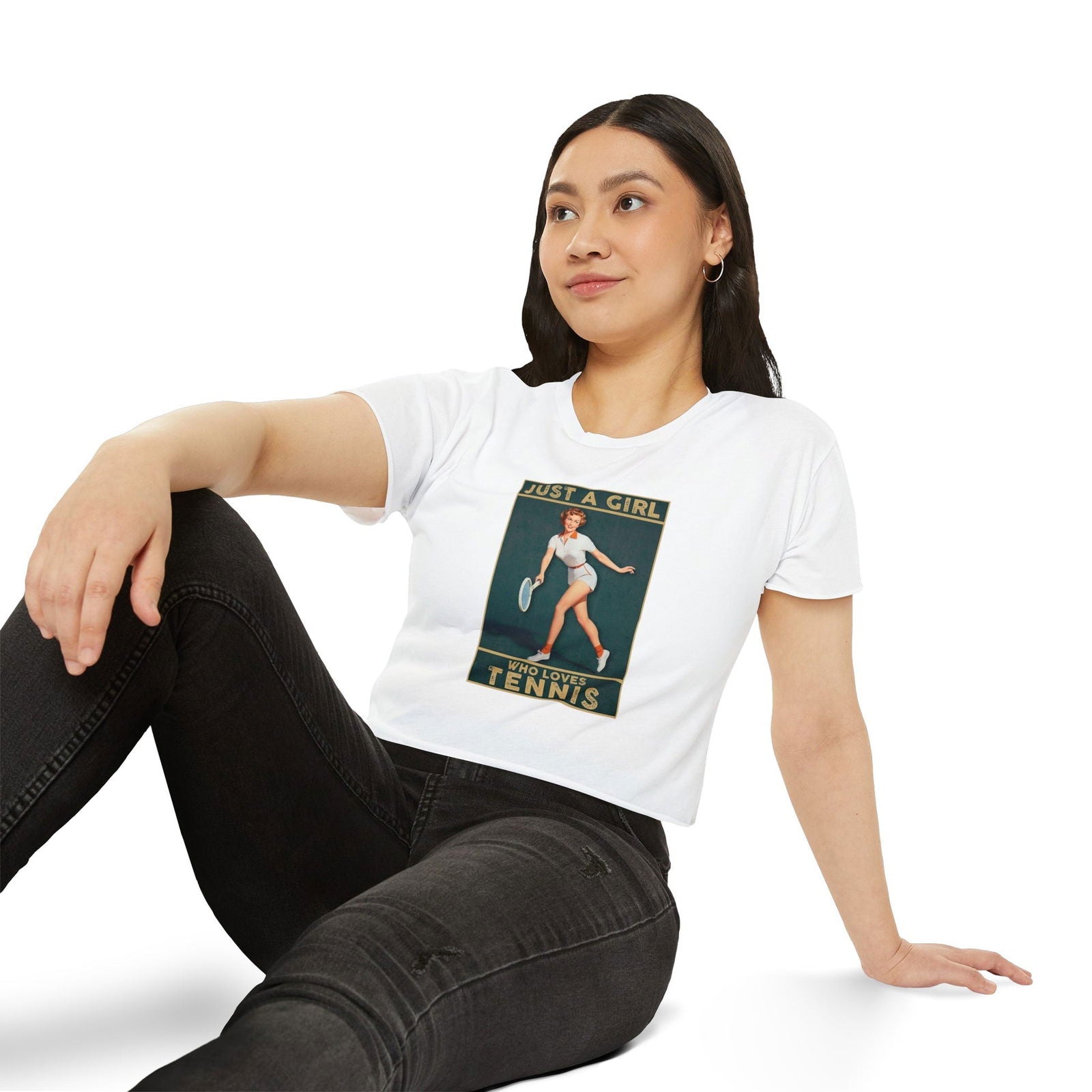 JUST A GIRL - Tennis Crop Top - GRANDSLAM PH