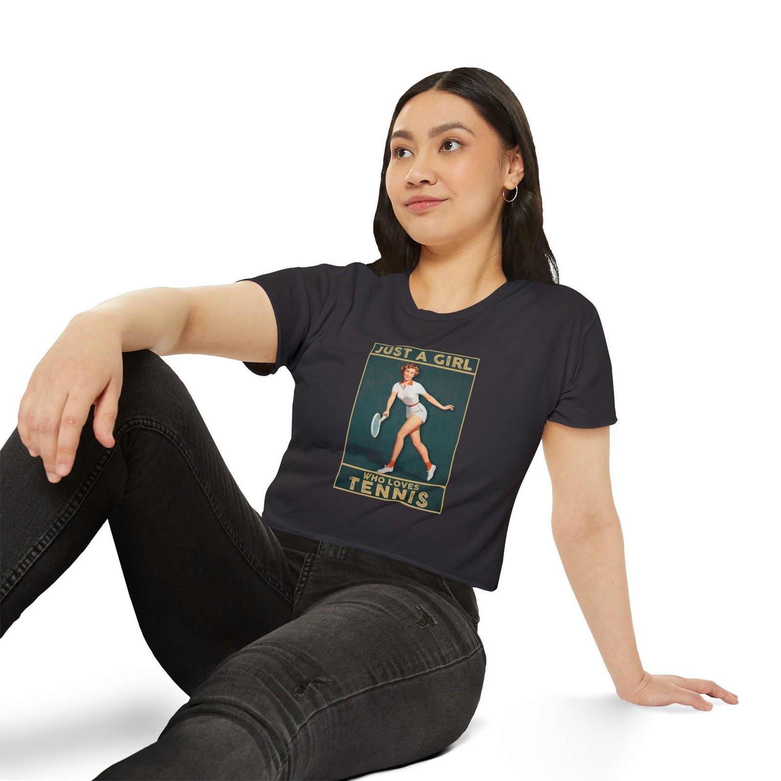 JUST A GIRL - Tennis Crop Top - GRANDSLAM PH