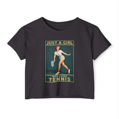 JUST A GIRL - Tennis Crop Top - GRANDSLAM PH