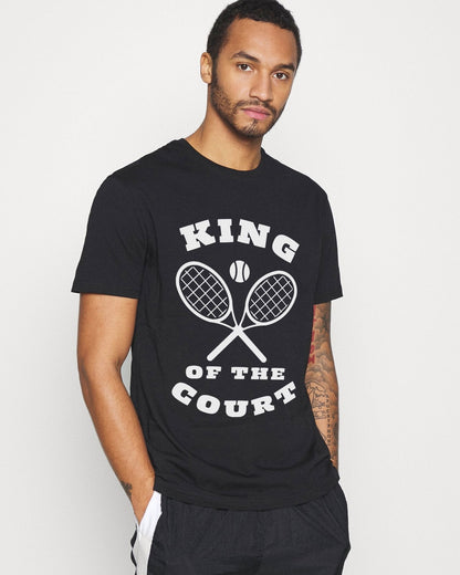 KING OF THE COURT (Black-White) - Tennis (Dri Fit) - GRANDSLAM PH