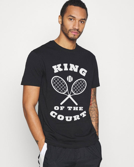 KING OF THE COURT (Black-White) - Tennis (Dri Fit) - GRANDSLAM PH
