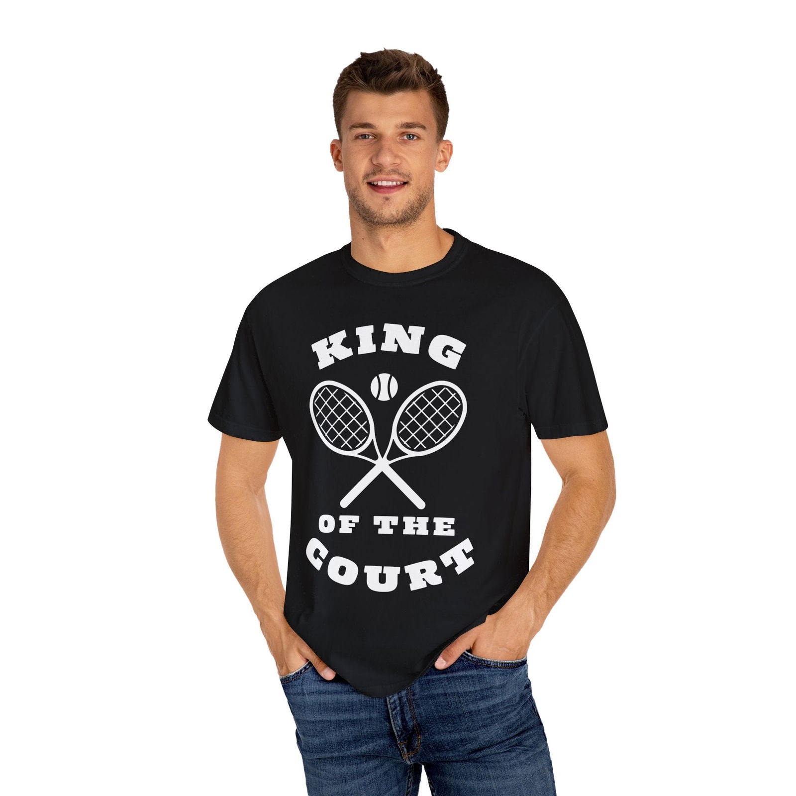 KING OF THE COURT (Black-White) - Tennis (Dri Fit) - GRANDSLAM PH