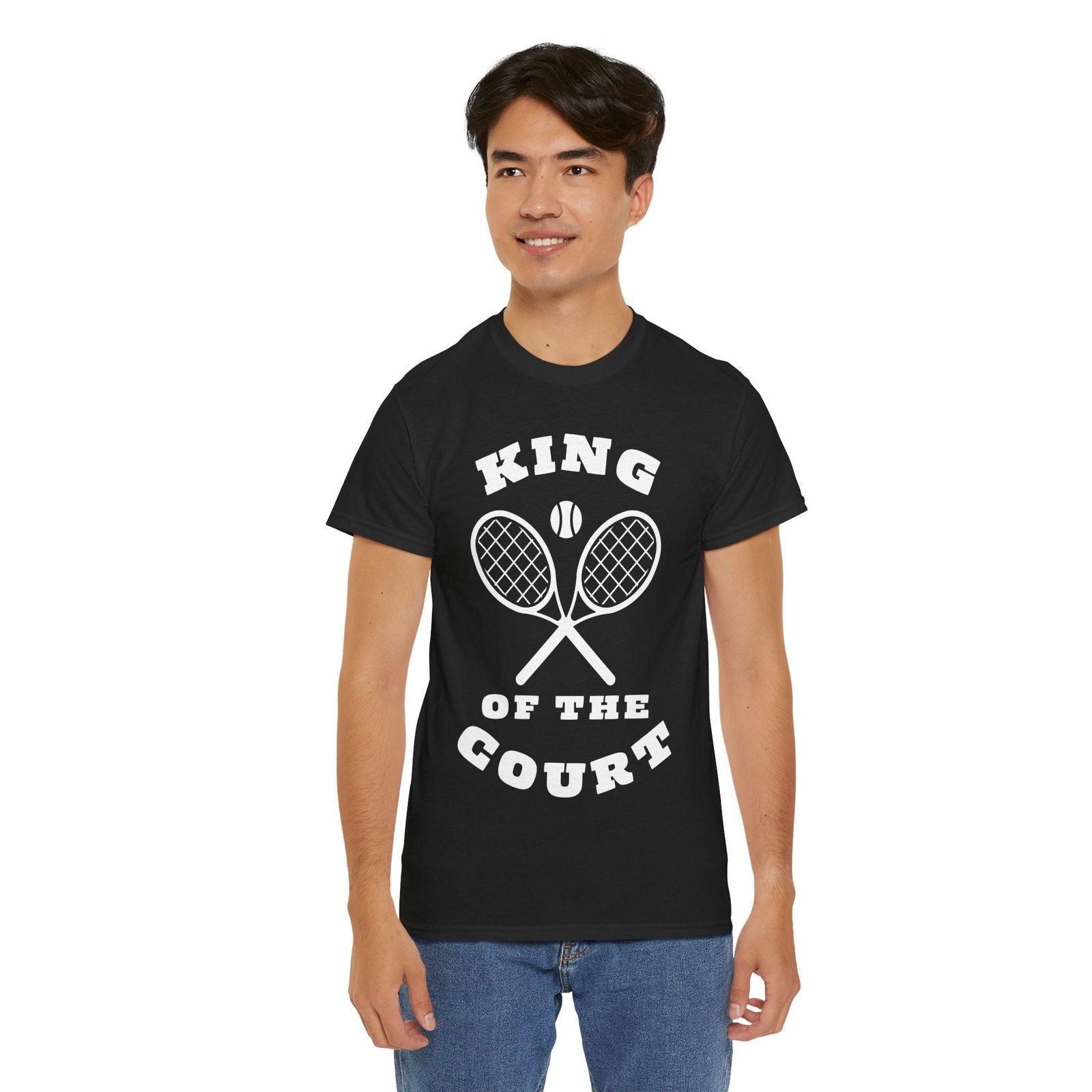 KING OF THE COURT (Black-White) - Tennis (Dri Fit) - GRANDSLAM PH