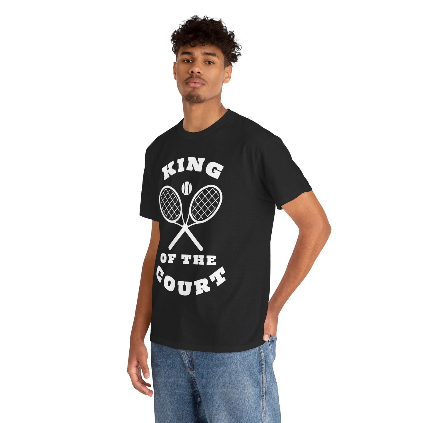 KING OF THE COURT (Black-White) - Tennis (Dri Fit) - GRANDSLAM PH