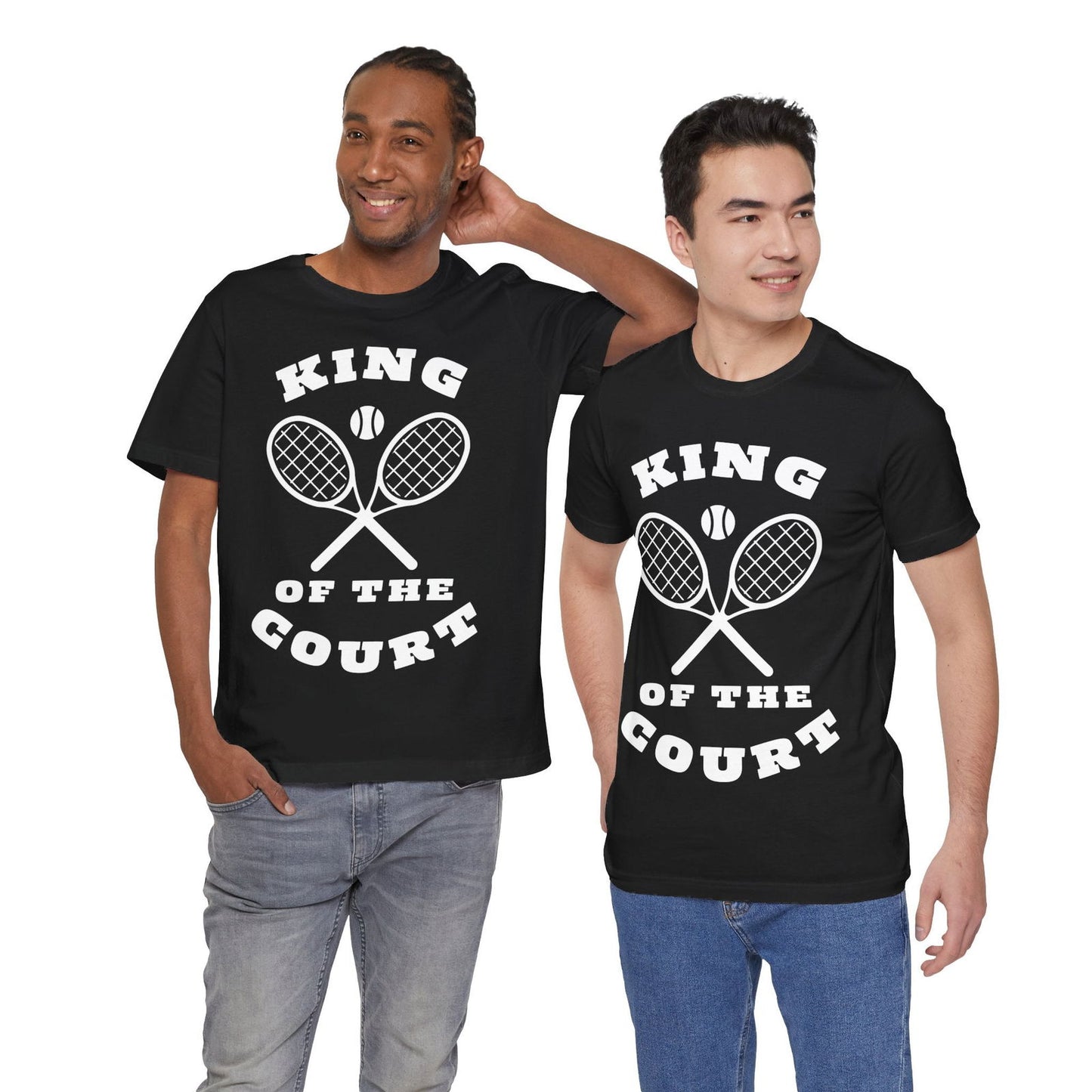 KING OF THE COURT (Black-White) - Tennis (Dri Fit) - GRANDSLAM PH