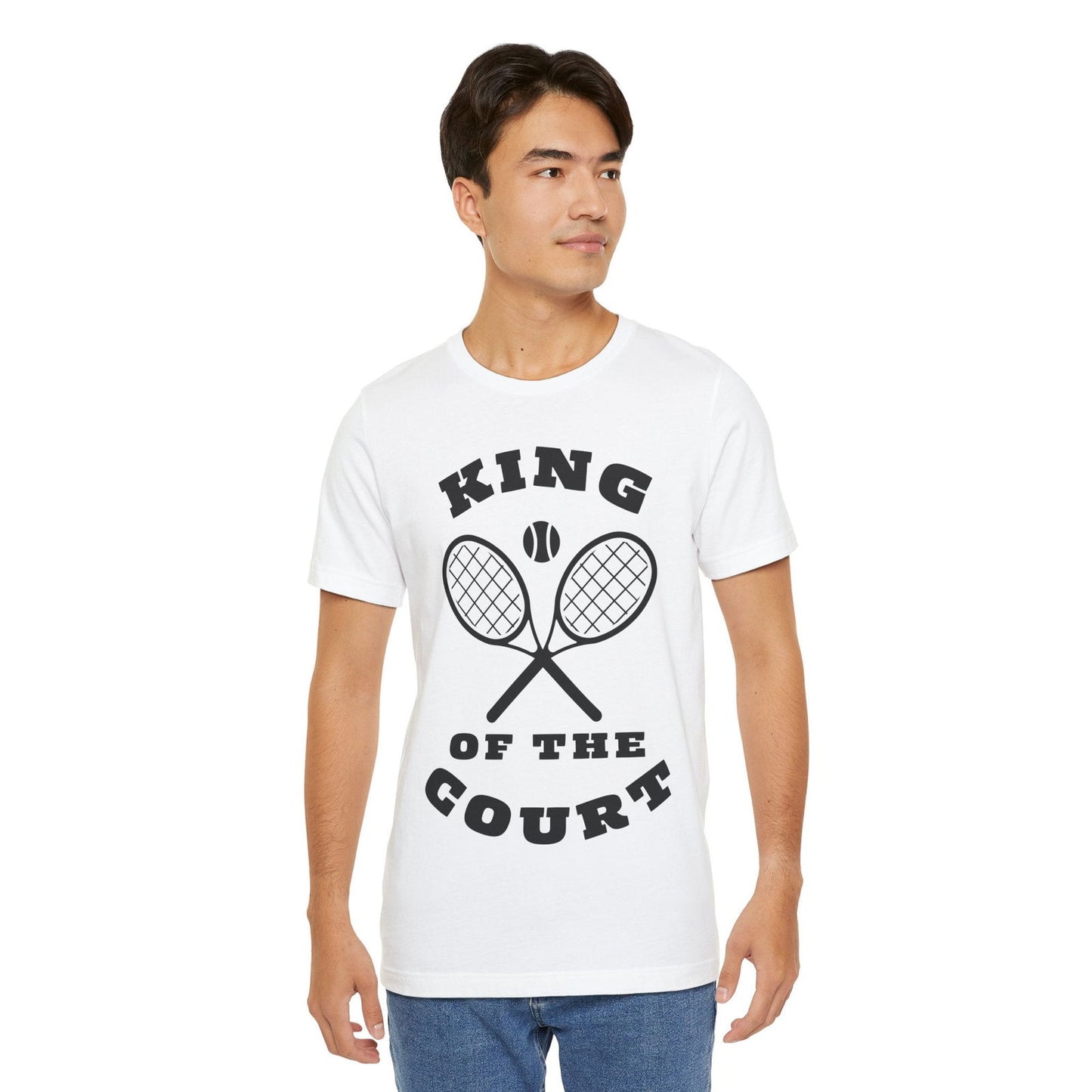 KING OF THE COURT (Black-White) - Tennis (Dri Fit) - GRANDSLAM PH