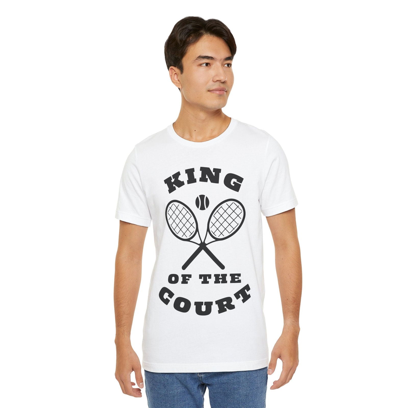 KING OF THE COURT (Black-White) - Tennis (Dri Fit) - GRANDSLAM PH