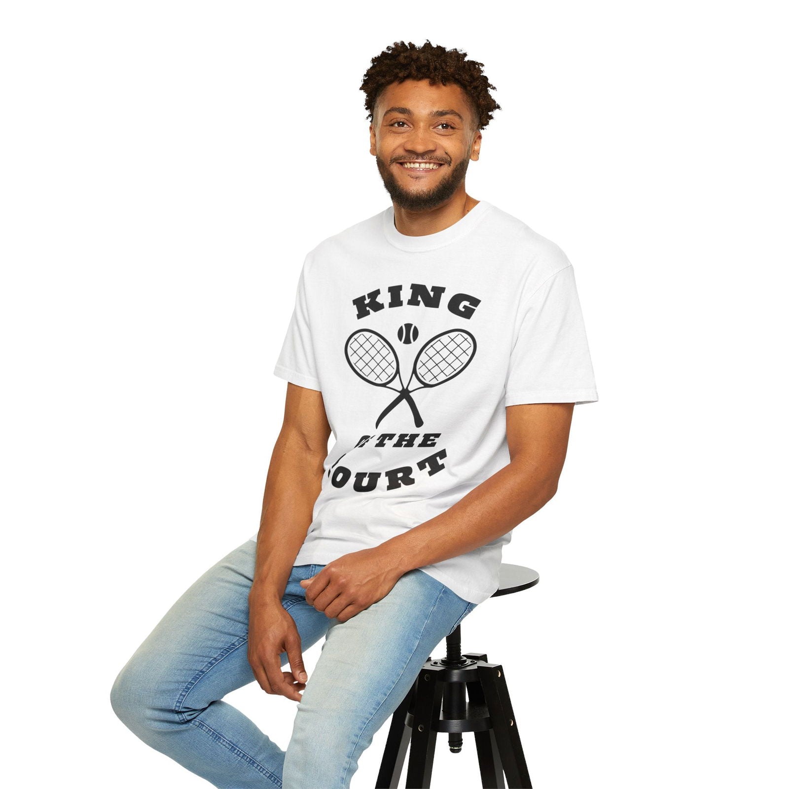 KING OF THE COURT (Black-White) - Tennis (Dri Fit) - GRANDSLAM PH