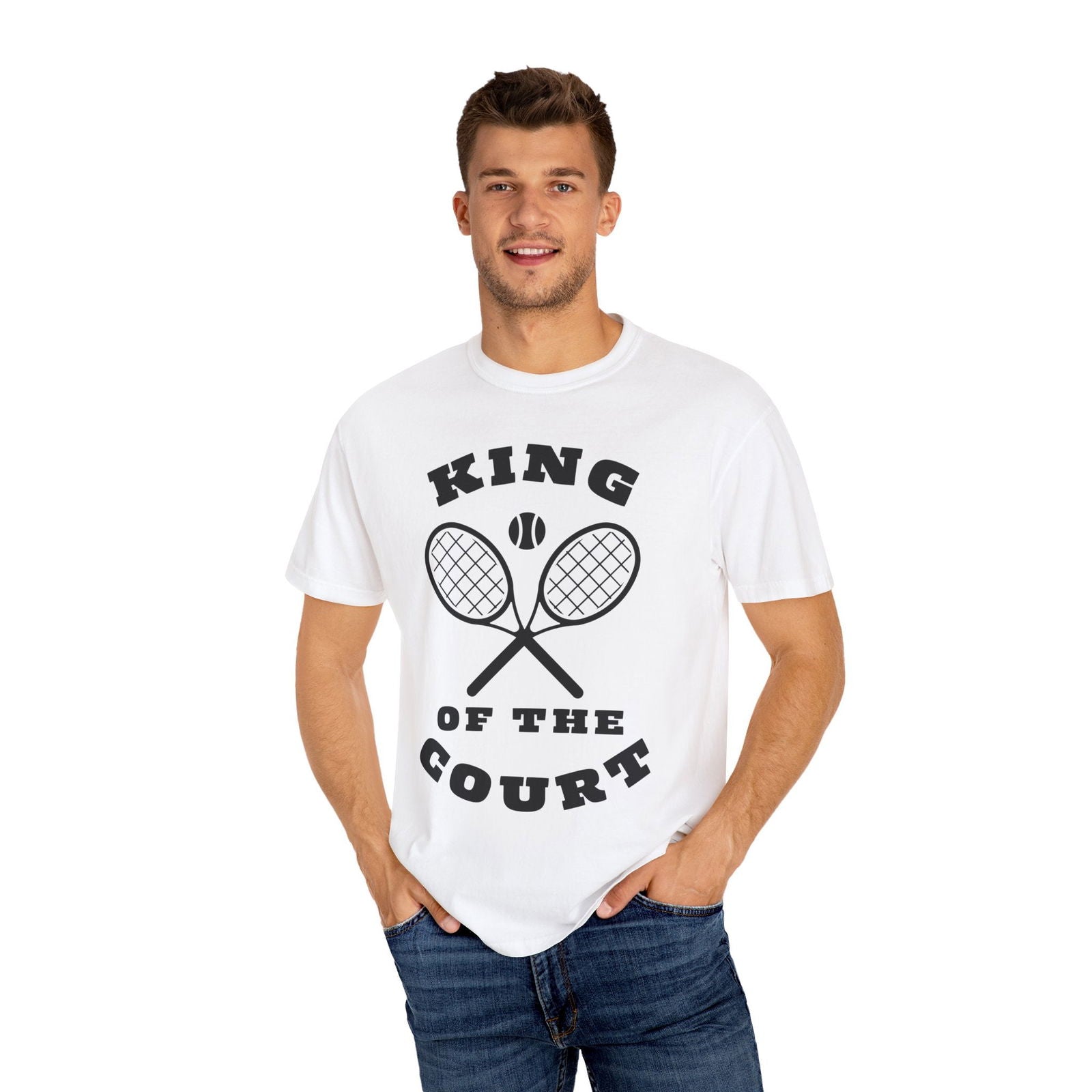 KING OF THE COURT (Black-White) - Tennis (Dri Fit) - GRANDSLAM PH