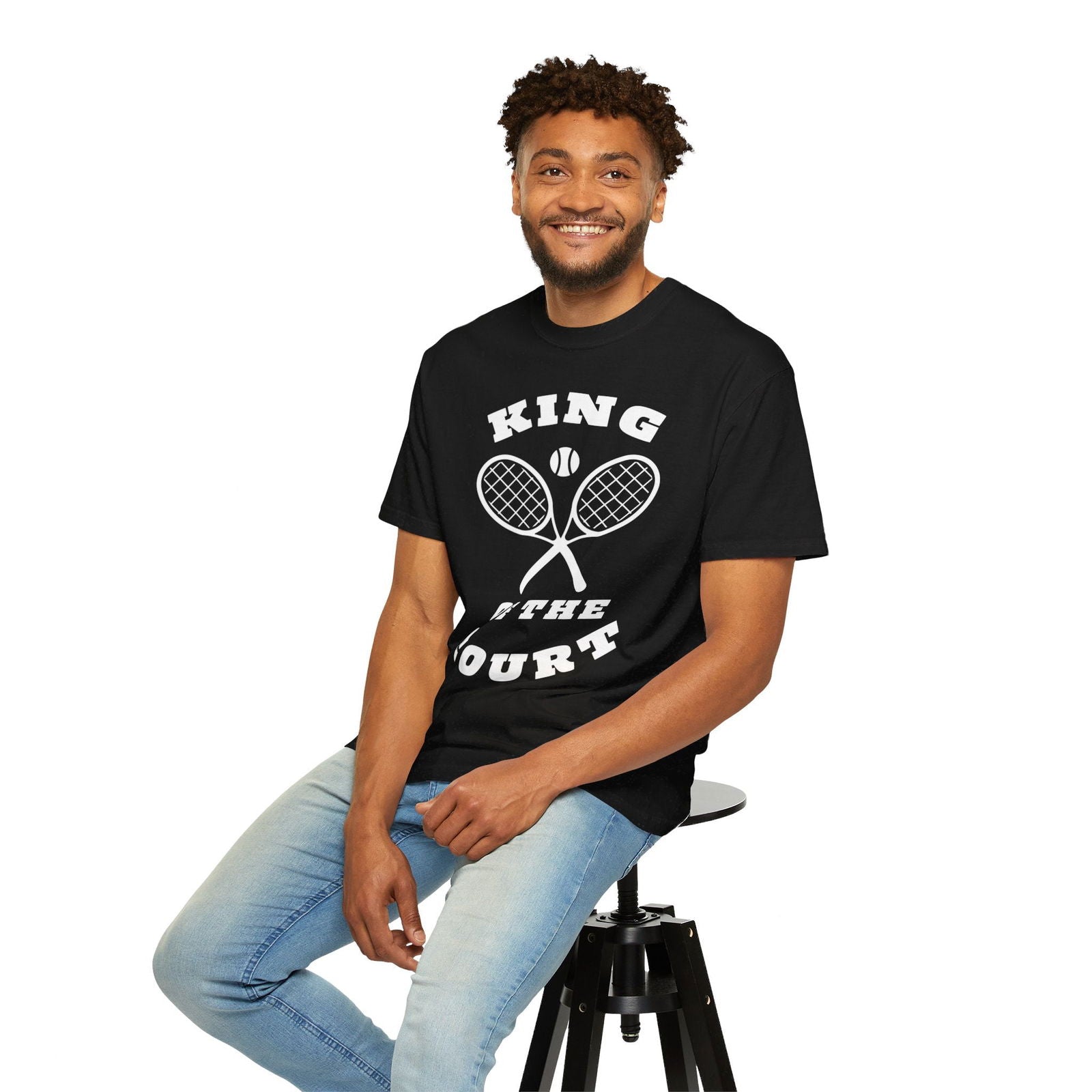KING OF THE COURT (Black-White) - Tennis (Dri Fit) - GRANDSLAM PH