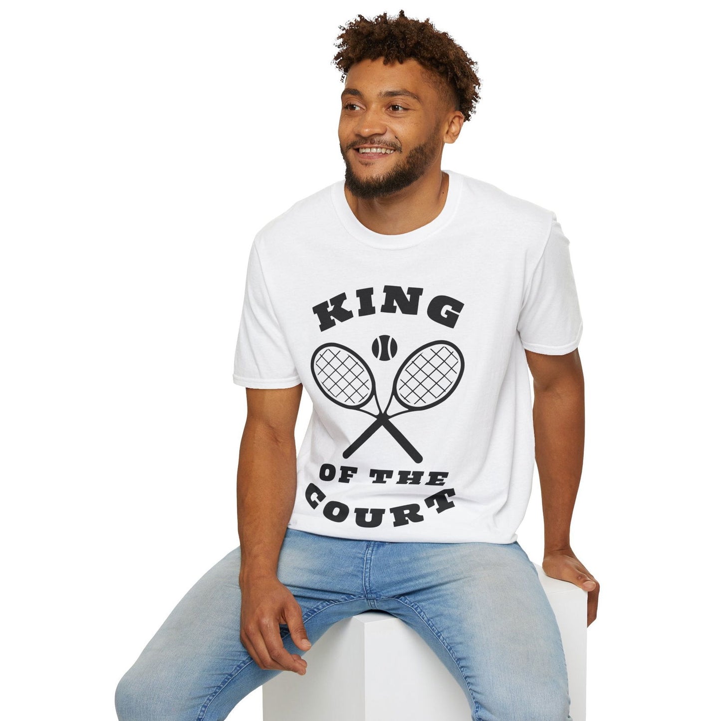 KING OF THE COURT (Black-White) - Tennis (Dri Fit) - GRANDSLAM PH