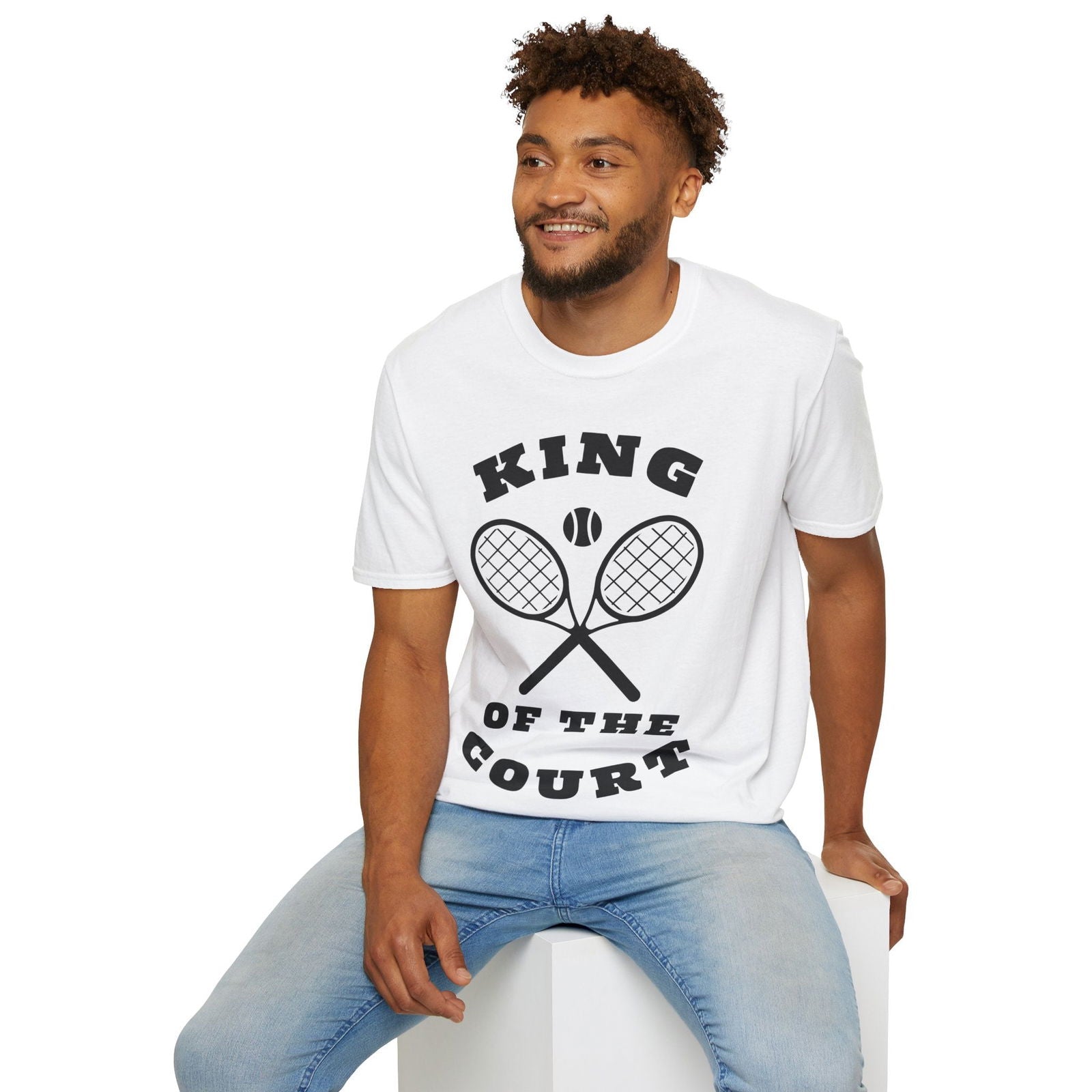 KING OF THE COURT (Black-White) - Tennis (Dri Fit) - GRANDSLAM PH