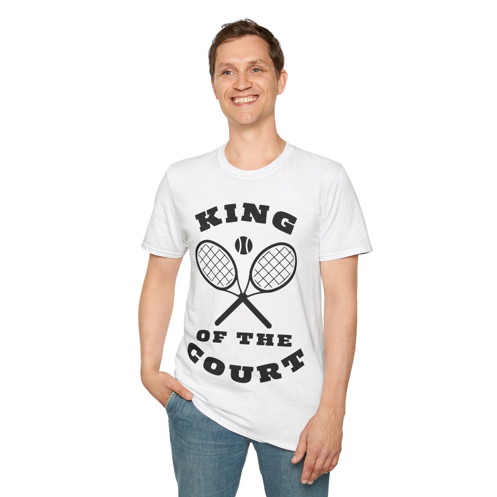 KING OF THE COURT (Black-White) - Tennis (Dri Fit) - GRANDSLAM PH