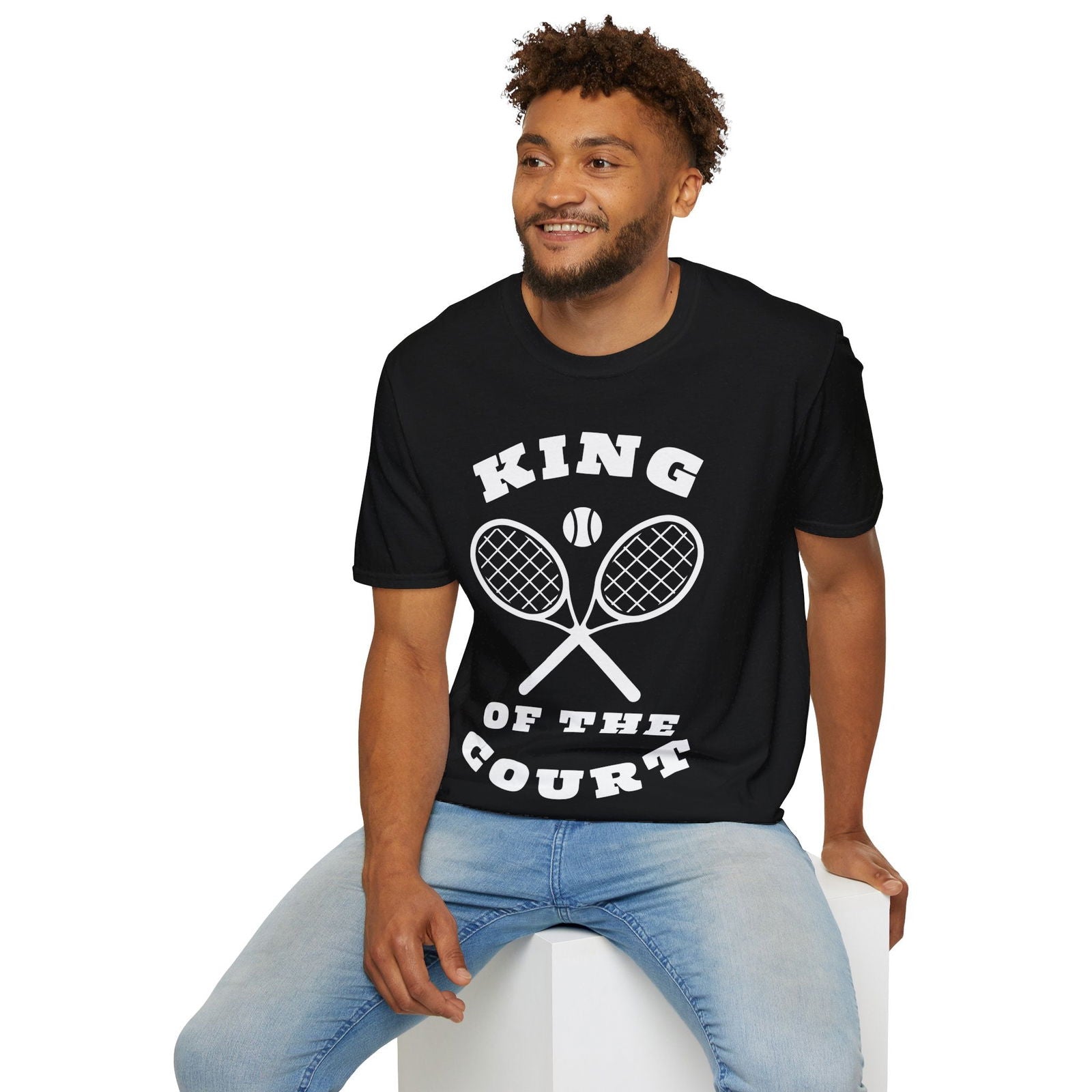 KING OF THE COURT (Black-White) - Tennis (Dri Fit) - GRANDSLAM PH