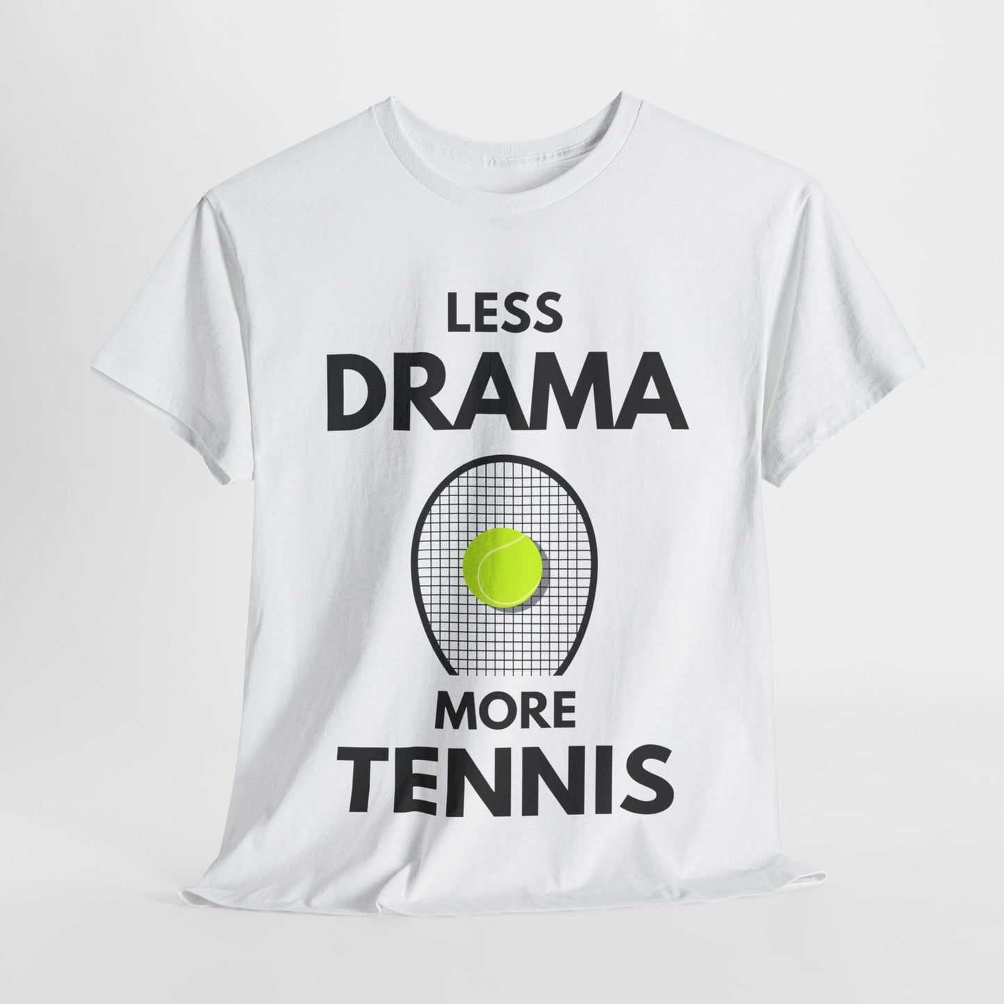 LESS DRAMA, MORE TENNIS - Tennis Basic Tee - GRANDSLAM PH