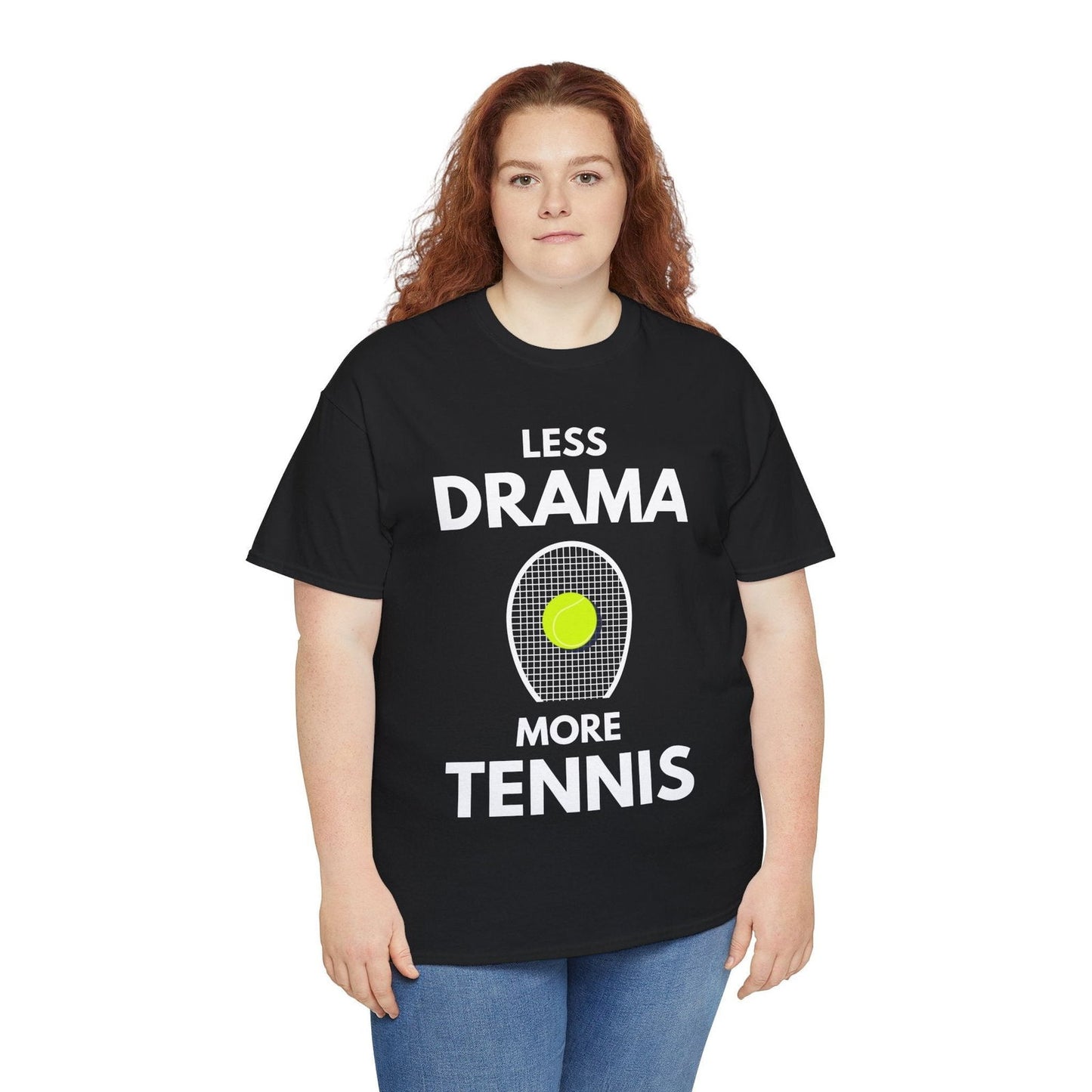 LESS DRAMA, MORE TENNIS - Tennis Basic Tee - GRANDSLAM PH
