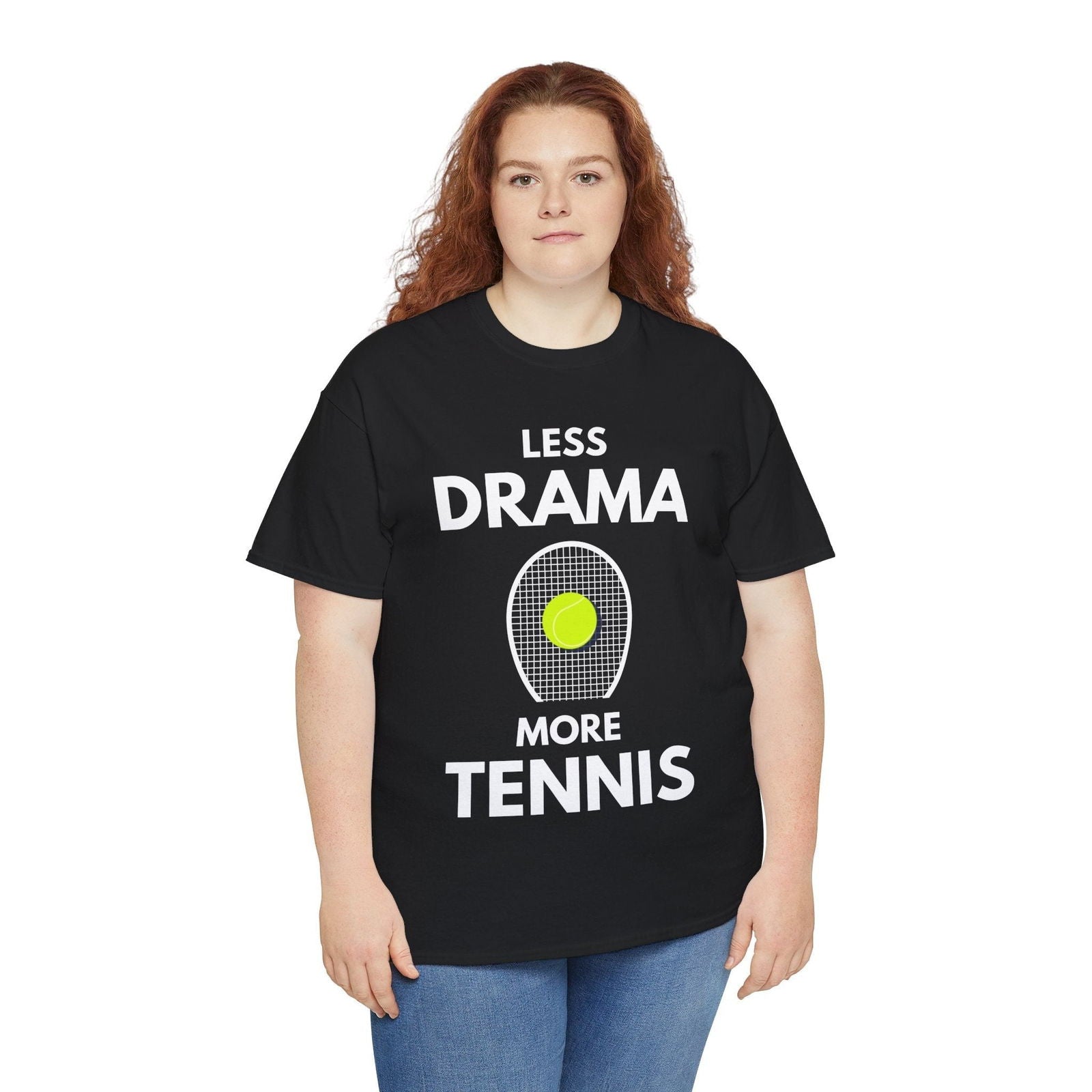 LESS DRAMA, MORE TENNIS - Tennis Basic Tee - GRANDSLAM PH