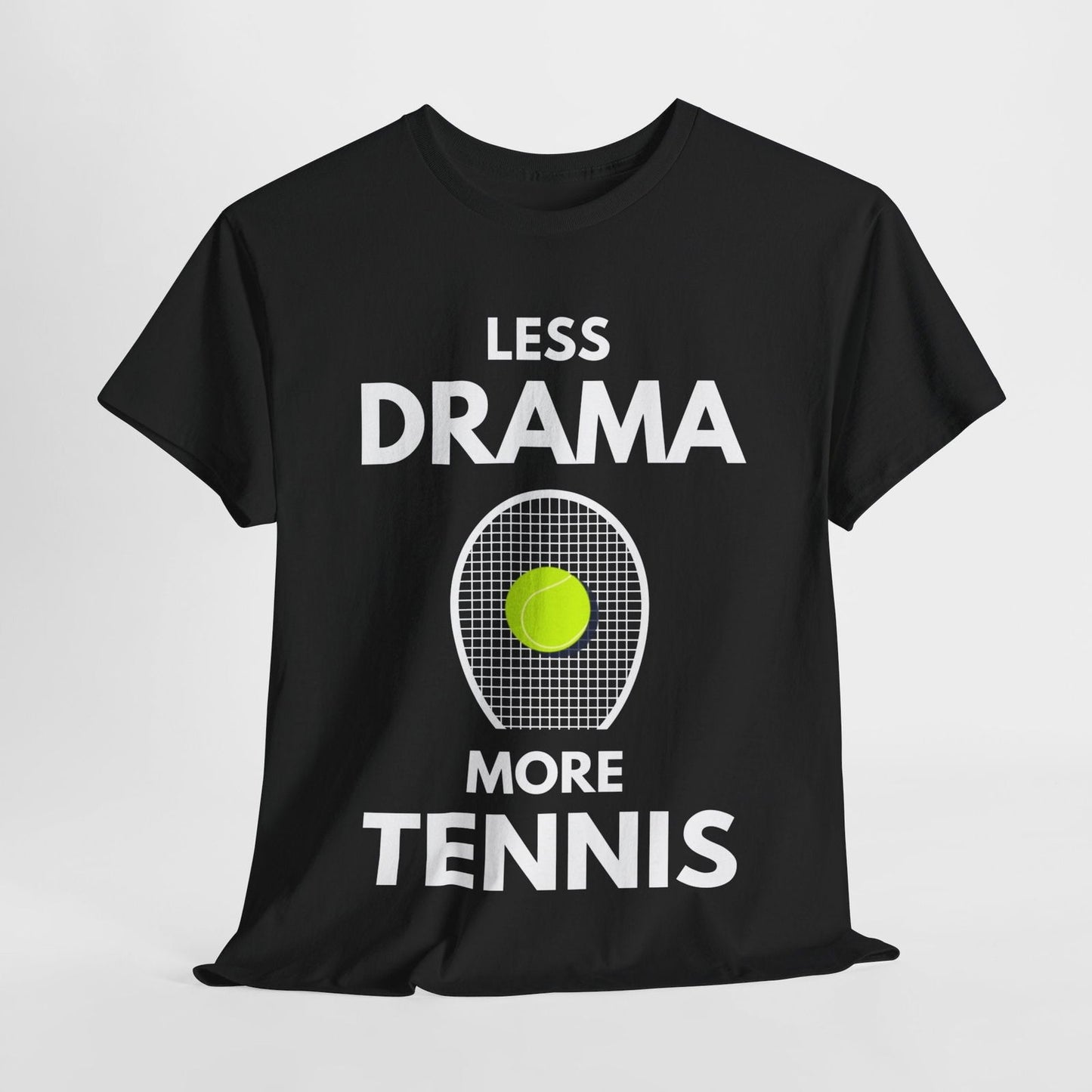LESS DRAMA, MORE TENNIS - Tennis Basic Tee - GRANDSLAM PH