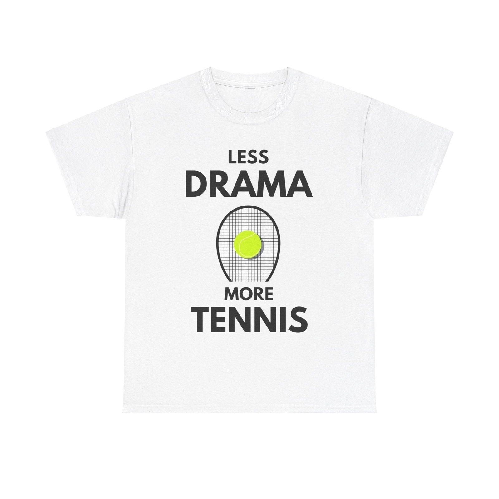 LESS DRAMA, MORE TENNIS - Tennis Basic Tee - GRANDSLAM PH