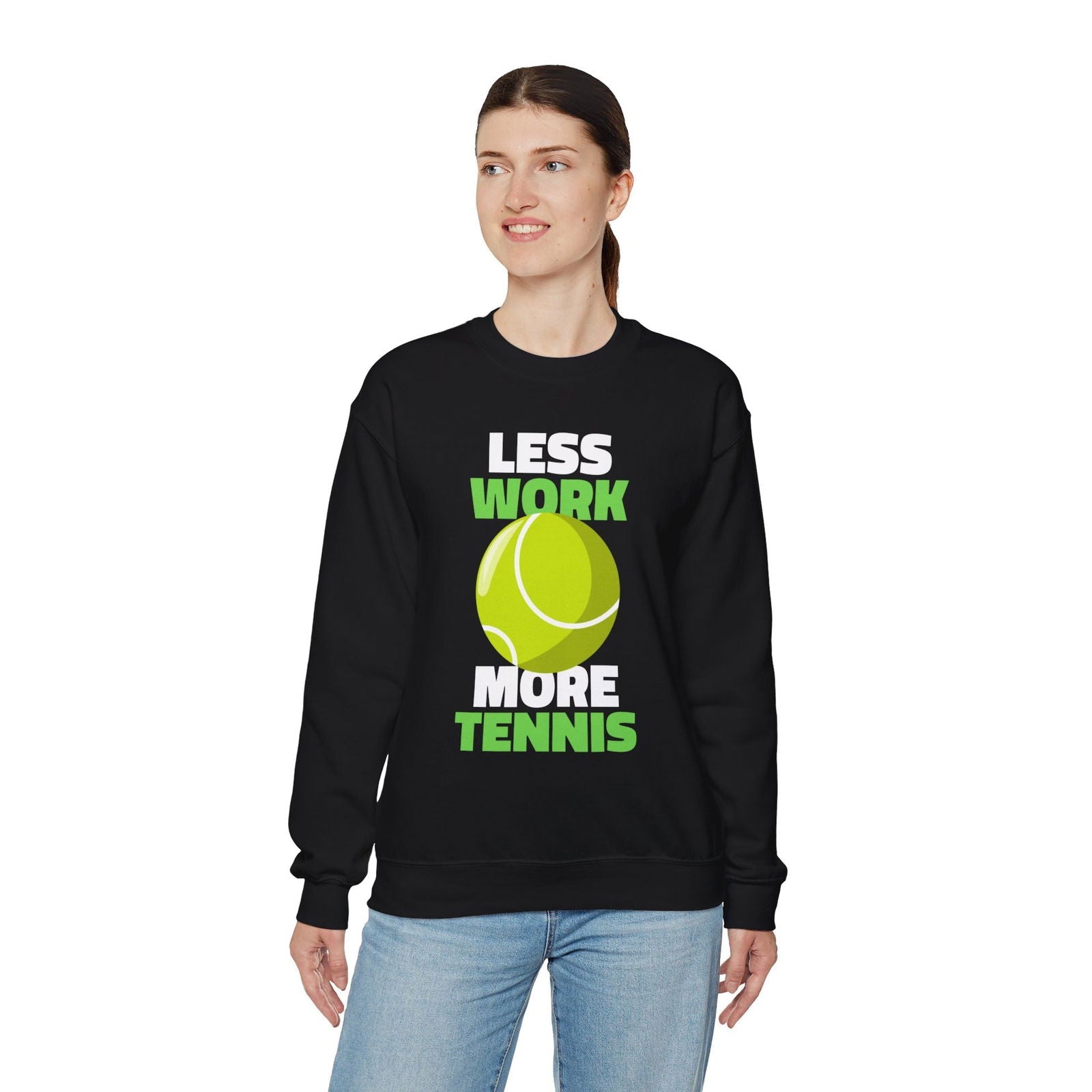 LESS WORK MORE TENNIS - Tennis Sweatshirt - GRANDSLAM PH