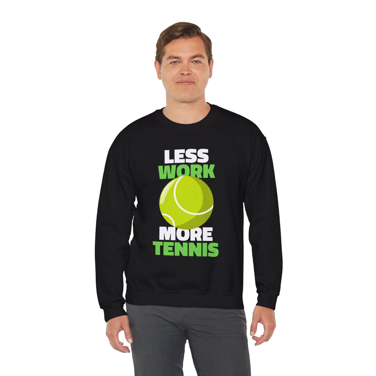 LESS WORK MORE TENNIS - Tennis Sweatshirt - GRANDSLAM PH