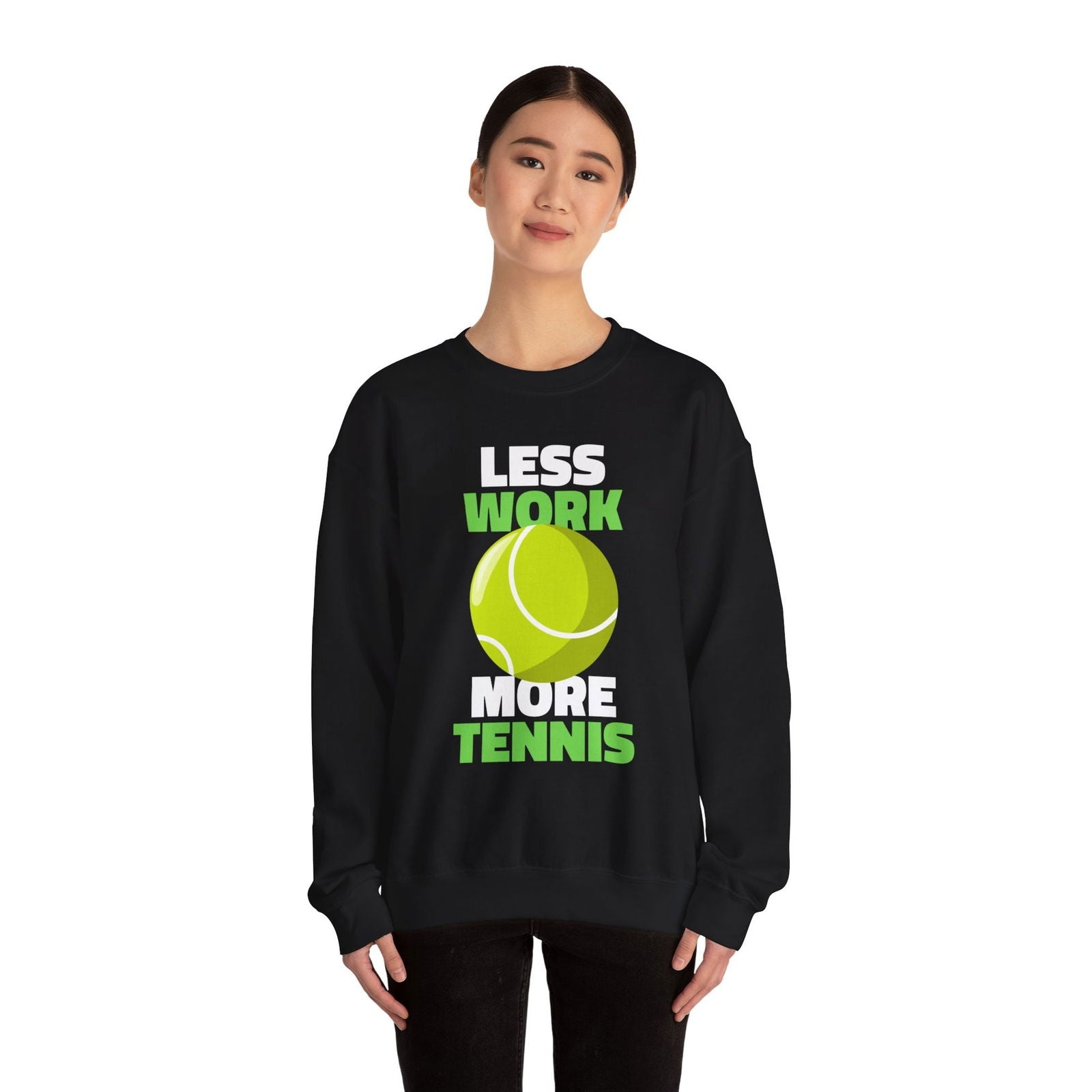LESS WORK MORE TENNIS - Tennis Sweatshirt - GRANDSLAM PH