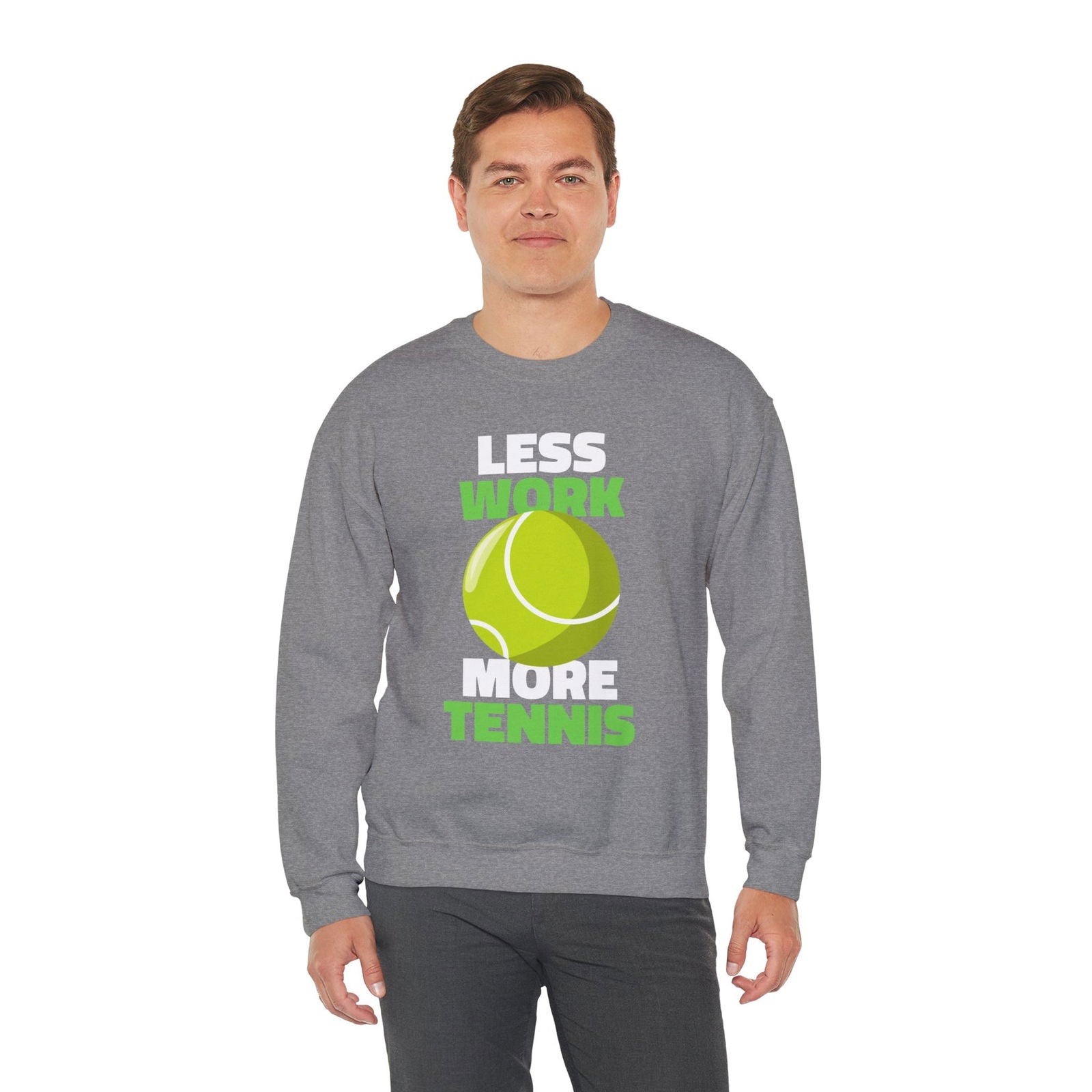 LESS WORK MORE TENNIS - Tennis Sweatshirt - GRANDSLAM PH