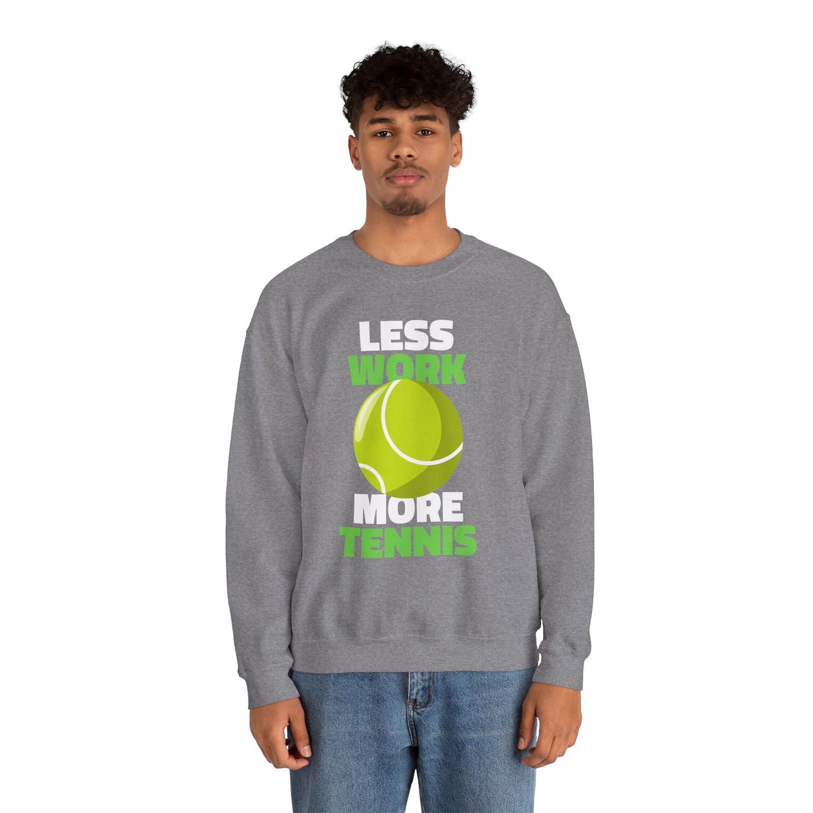 LESS WORK MORE TENNIS - Tennis Sweatshirt - GRANDSLAM PH