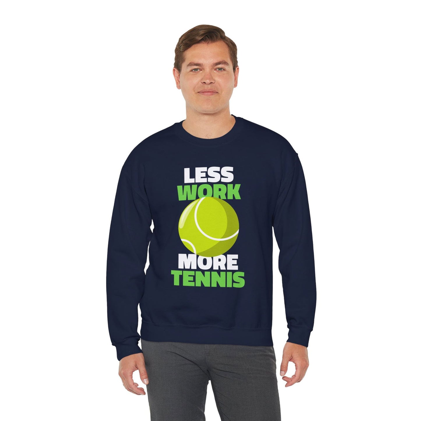 LESS WORK MORE TENNIS - Tennis Sweatshirt - GRANDSLAM PH