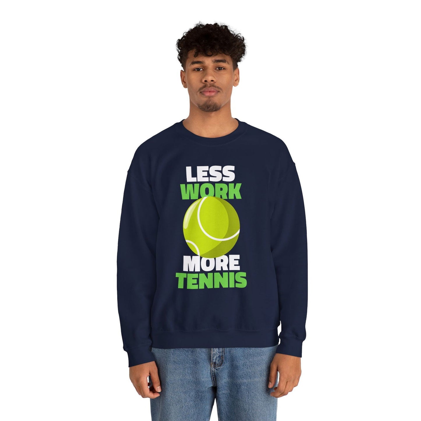 LESS WORK MORE TENNIS - Tennis Sweatshirt - GRANDSLAM PH