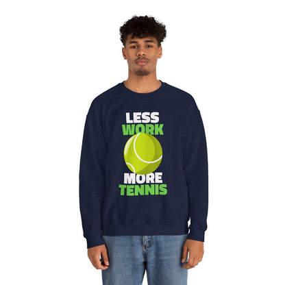 LESS WORK MORE TENNIS - Tennis Sweatshirt - GRANDSLAM PH