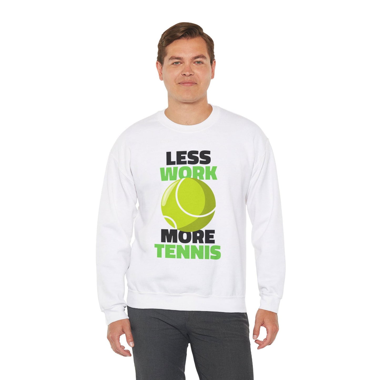 LESS WORK MORE TENNIS - Tennis Sweatshirt - GRANDSLAM PH