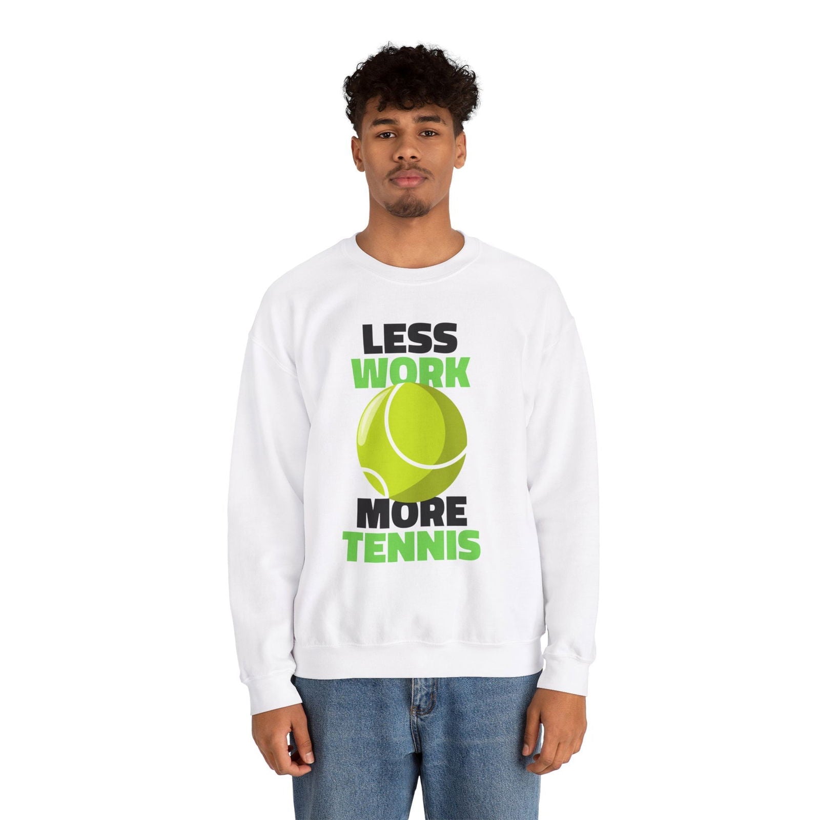 LESS WORK MORE TENNIS - Tennis Sweatshirt - GRANDSLAM PH
