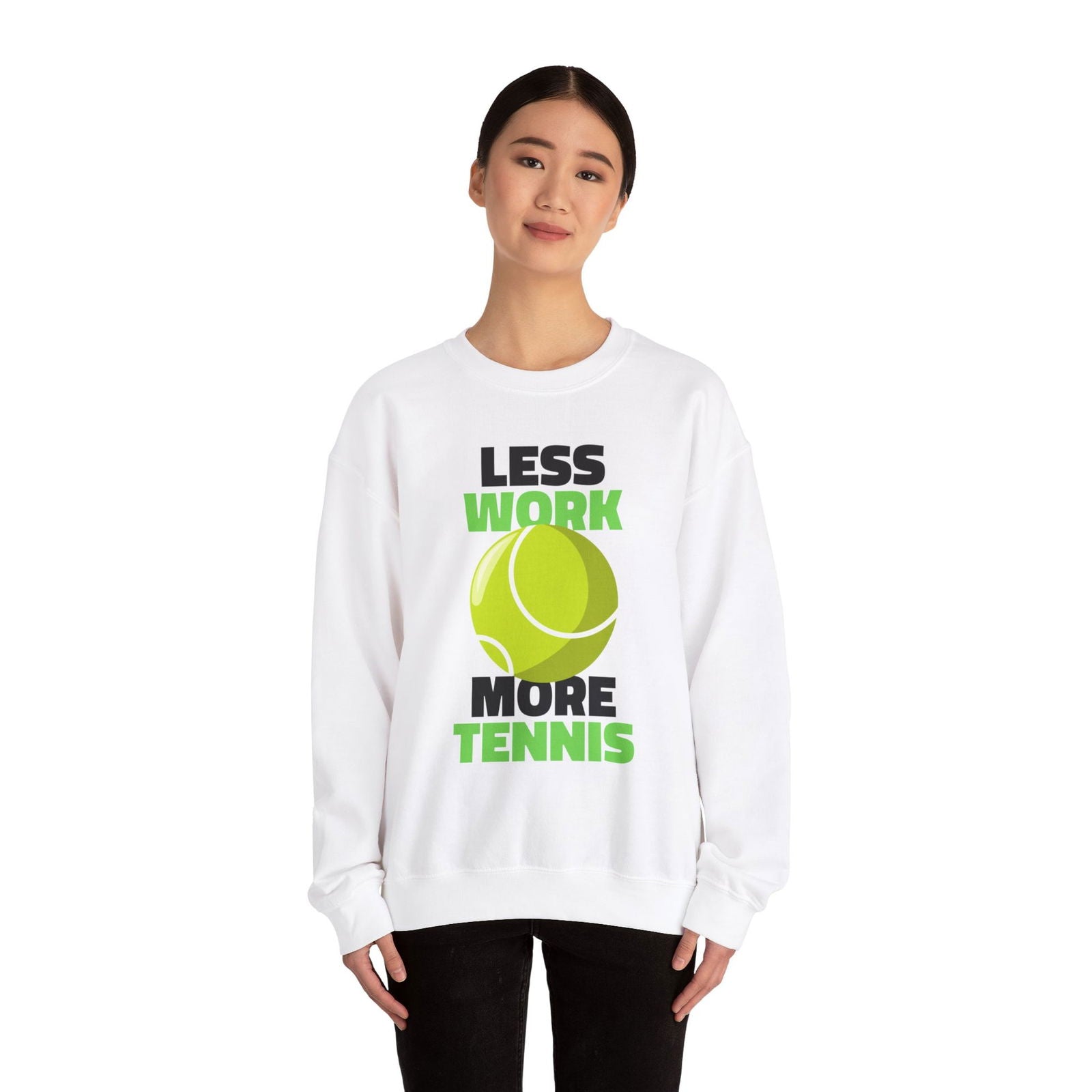 LESS WORK MORE TENNIS - Tennis Sweatshirt - GRANDSLAM PH