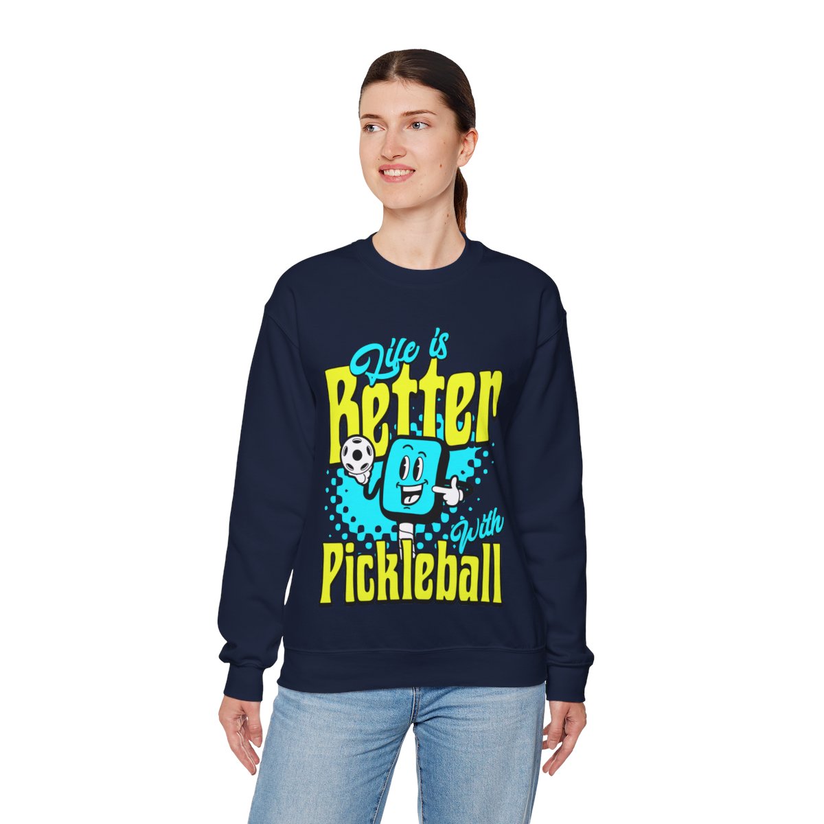 LIFE'S BETTER W/ PICKELBALL 1 - Pickleball (Sweatshirt) - GRANDSLAM PH