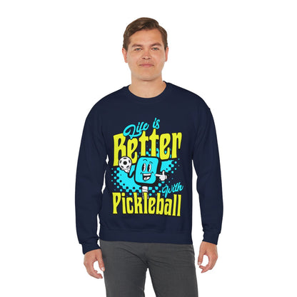 LIFE'S BETTER W/ PICKELBALL 1 - Pickleball (Sweatshirt) - GRANDSLAM PH