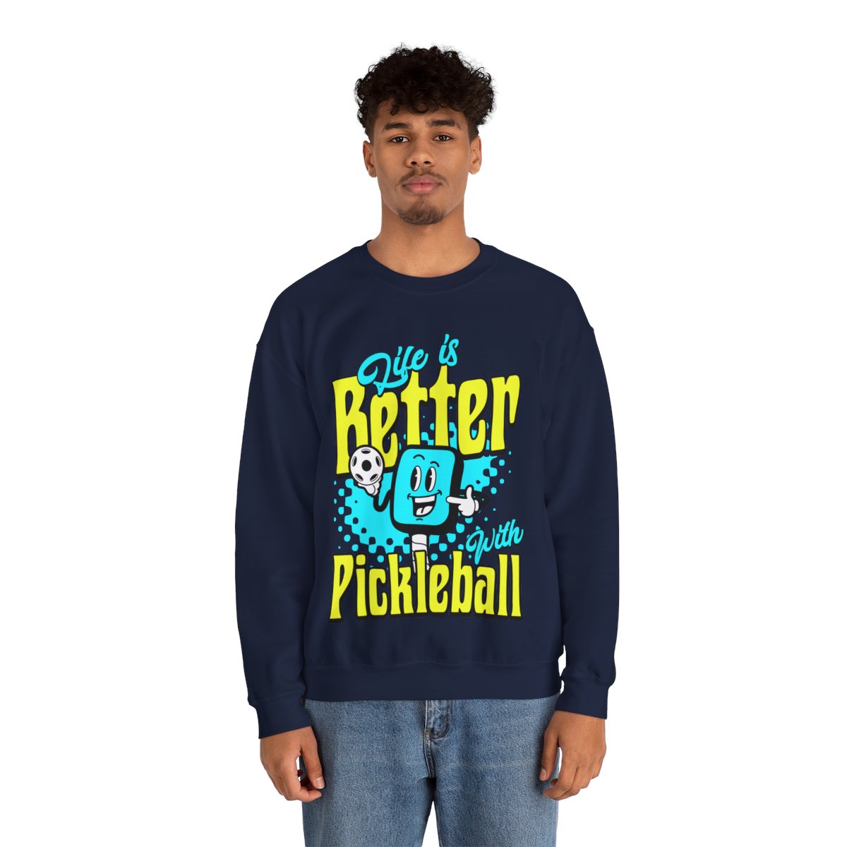 LIFE'S BETTER W/ PICKELBALL 1 - Pickleball (Sweatshirt) - GRANDSLAM PH