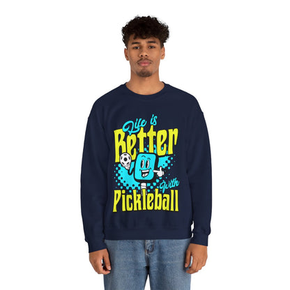 LIFE'S BETTER W/ PICKELBALL 1 - Pickleball (Sweatshirt) - GRANDSLAM PH