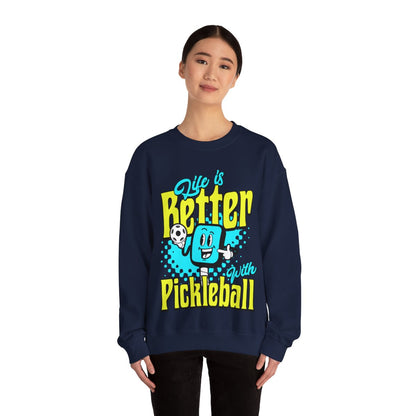 LIFE'S BETTER W/ PICKELBALL 1 - Pickleball (Sweatshirt) - GRANDSLAM PH