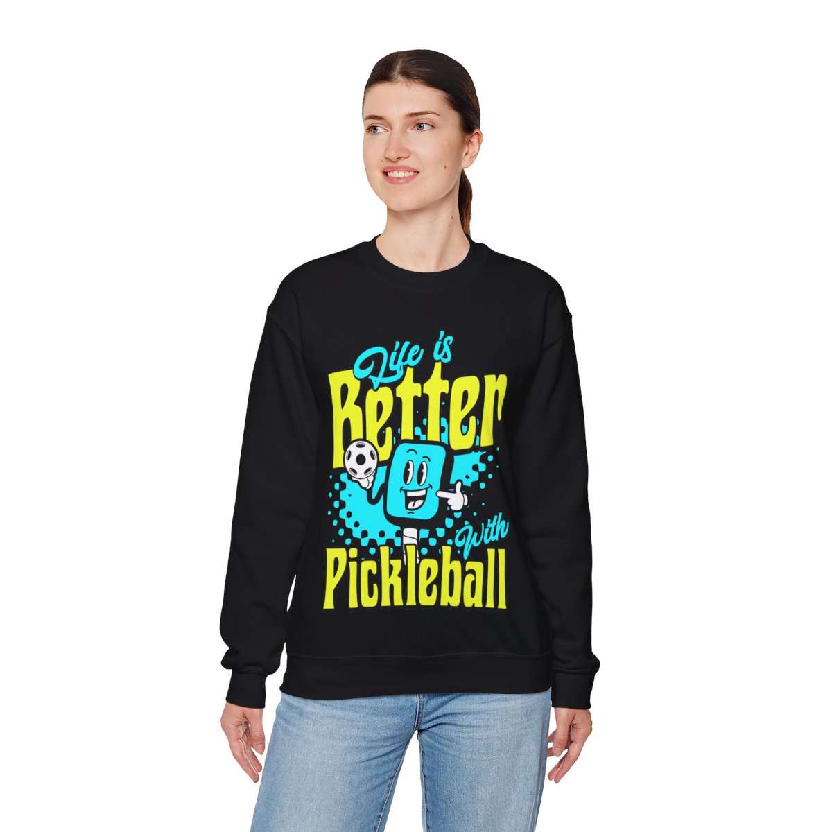 LIFE'S BETTER W/ PICKELBALL 1 - Pickleball (Sweatshirt) - GRANDSLAM PH