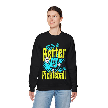 LIFE'S BETTER W/ PICKELBALL 1 - Pickleball (Sweatshirt) - GRANDSLAM PH