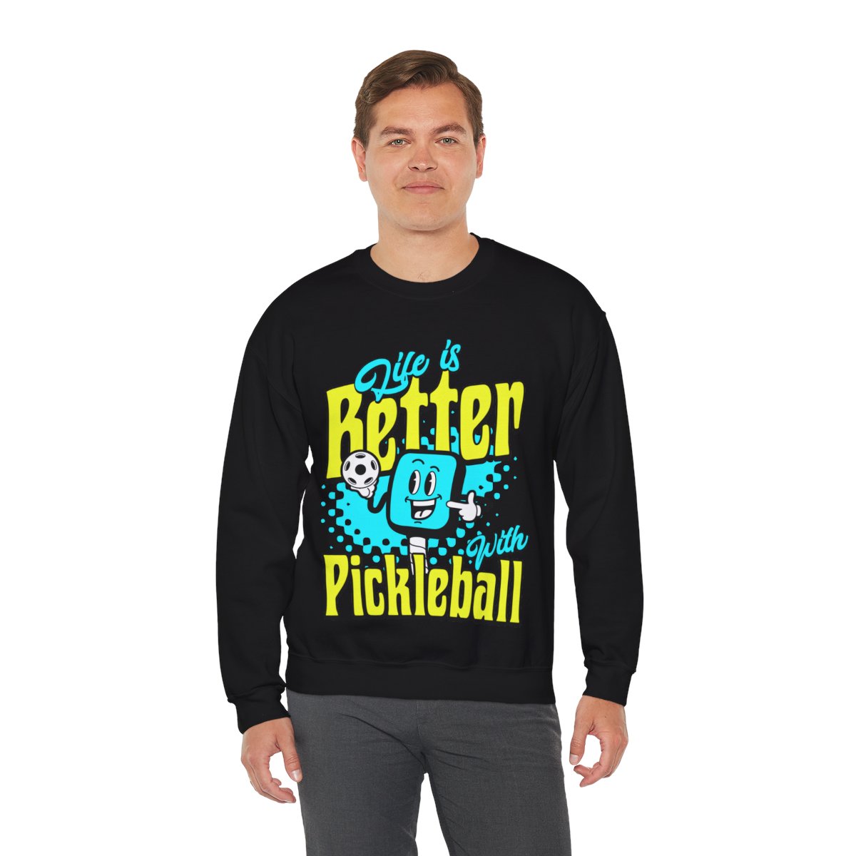 LIFE'S BETTER W/ PICKELBALL 1 - Pickleball (Sweatshirt) - GRANDSLAM PH