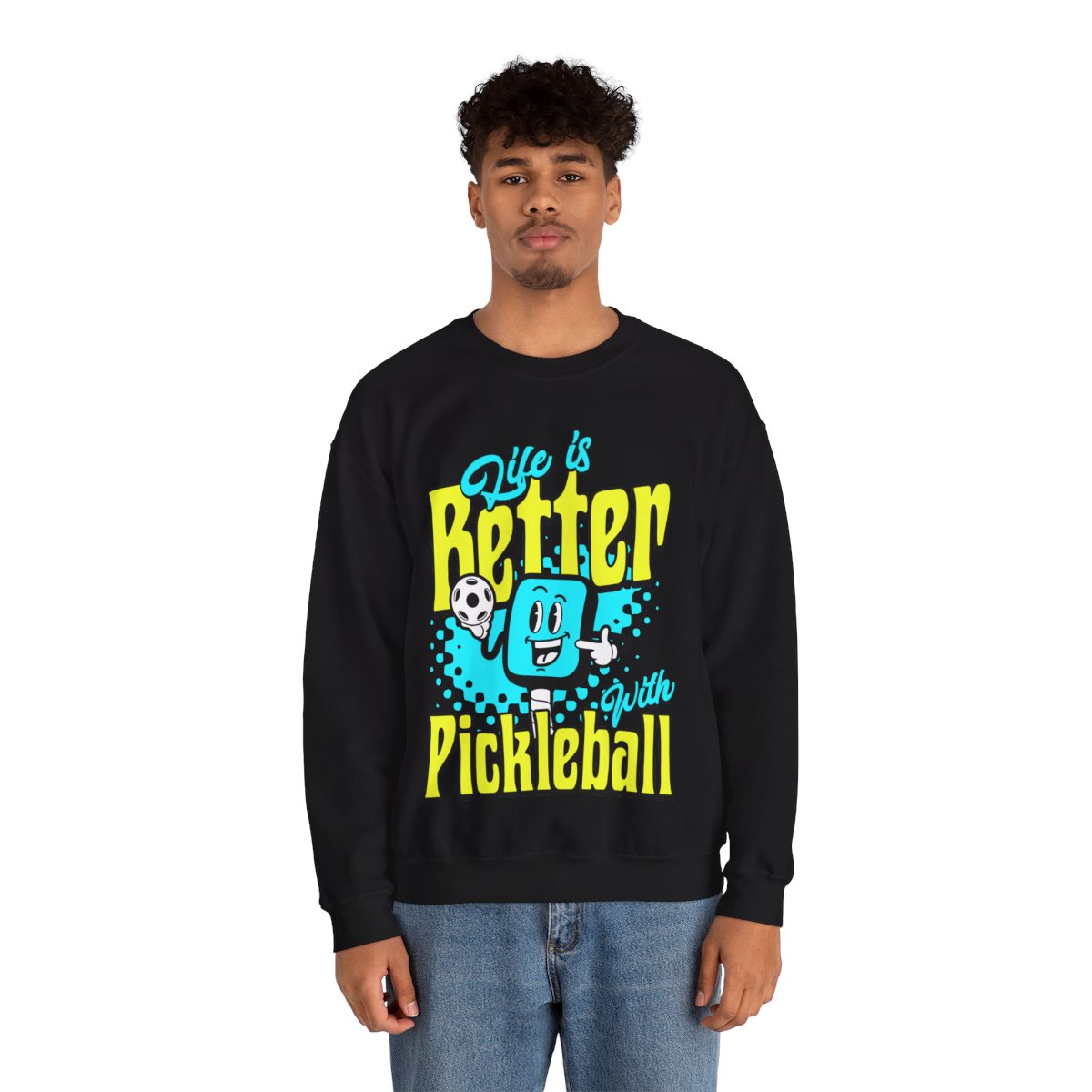 LIFE'S BETTER W/ PICKELBALL 1 - Pickleball (Sweatshirt) - GRANDSLAM PH
