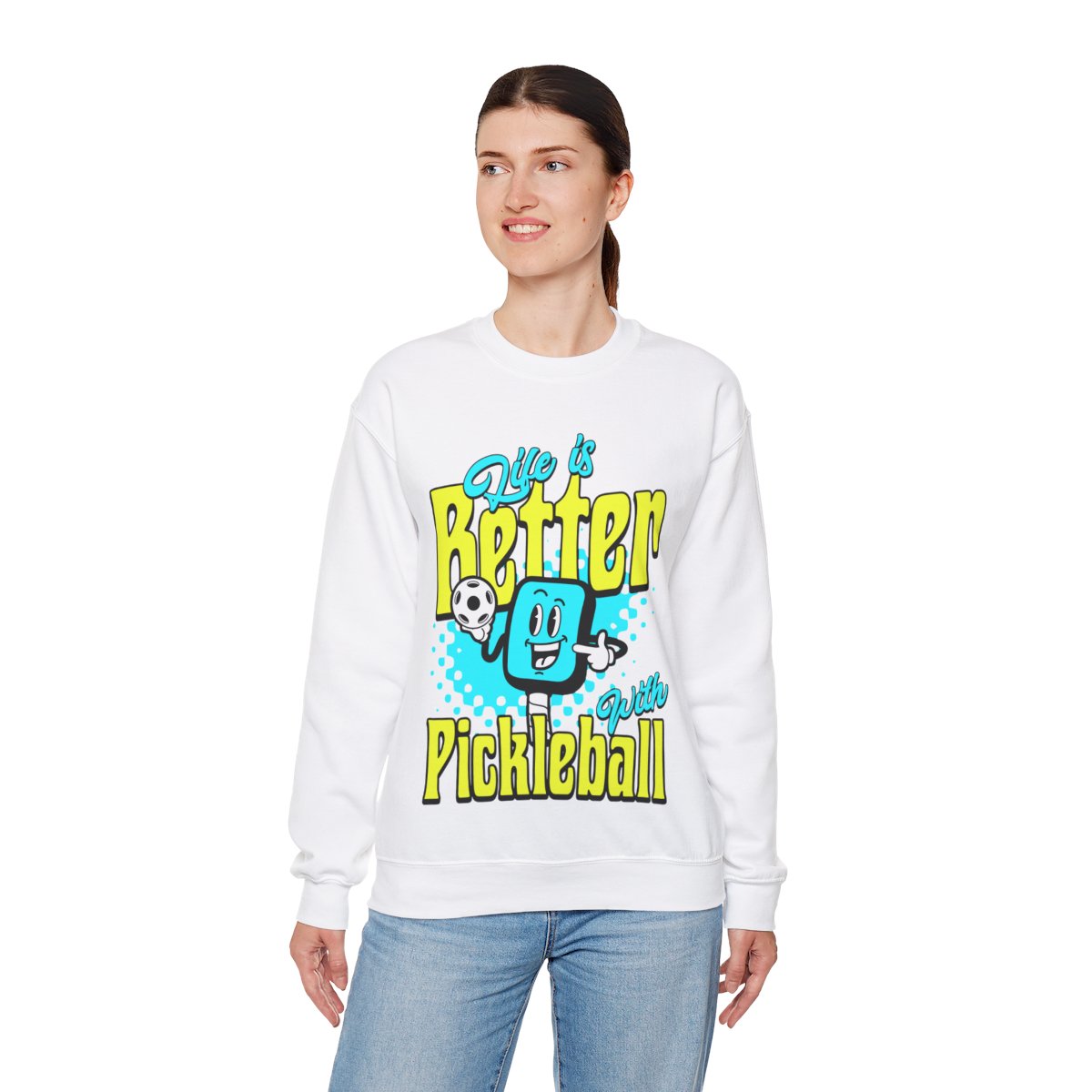 LIFE'S BETTER W/ PICKELBALL 1 - Pickleball (Sweatshirt) - GRANDSLAM PH