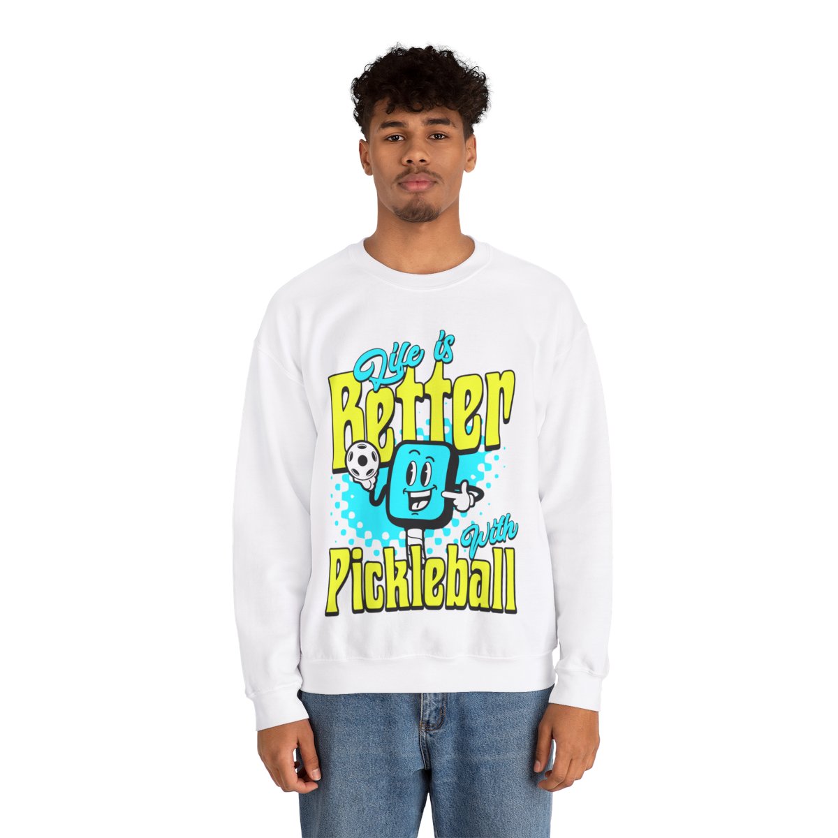 LIFE'S BETTER W/ PICKELBALL 1 - Pickleball (Sweatshirt) - GRANDSLAM PH