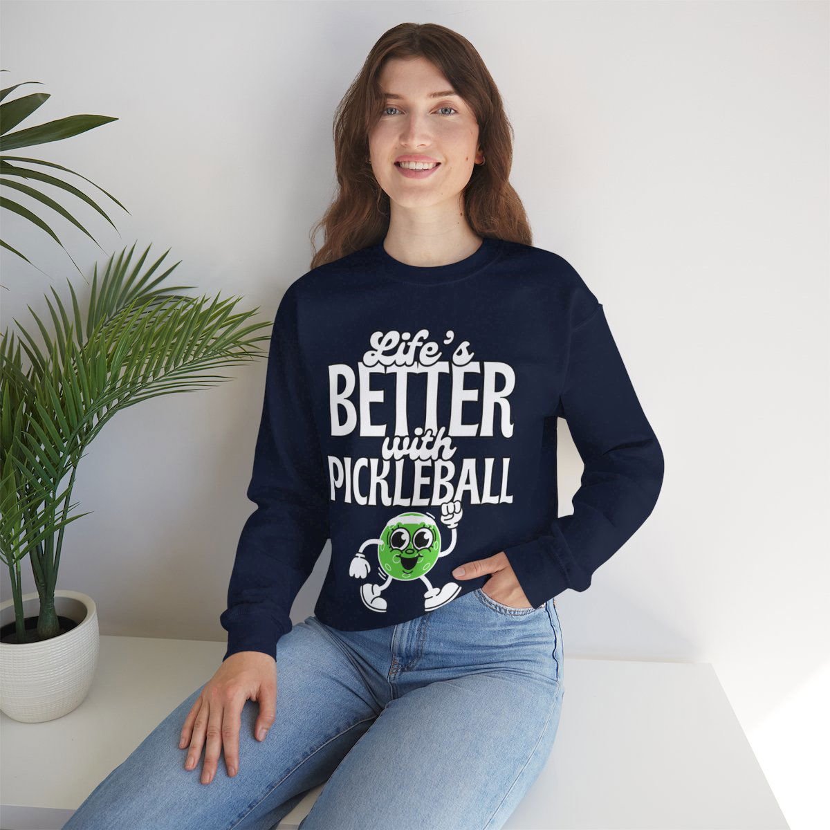 LIFE'S BETTER W/ PICKLEBALL 2 - Pickleball (Sweatshirt) - GRANDSLAM PH