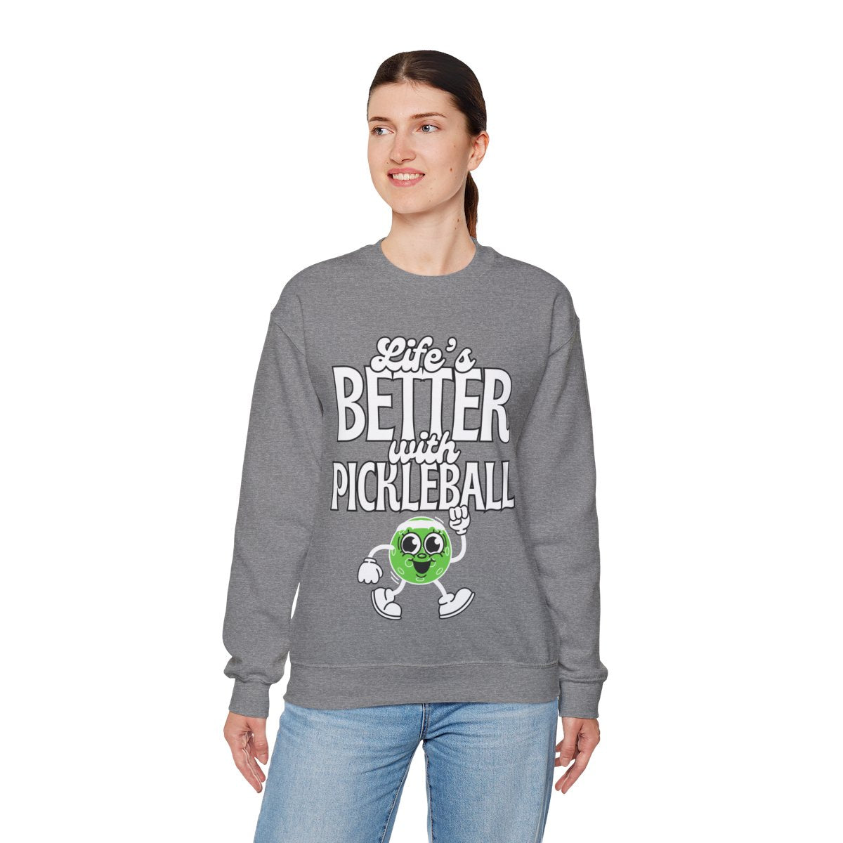 LIFE'S BETTER W/ PICKLEBALL 2 - Pickleball (Sweatshirt) - GRANDSLAM PH