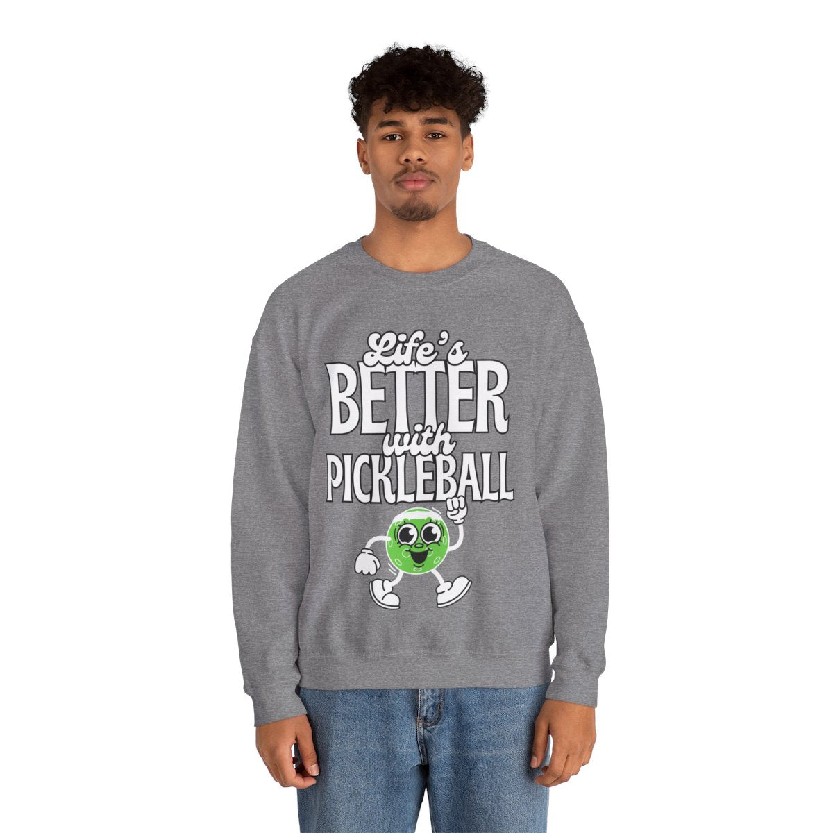 LIFE'S BETTER W/ PICKLEBALL 2 - Pickleball (Sweatshirt) - GRANDSLAM PH