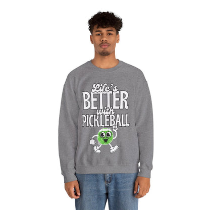 LIFE'S BETTER W/ PICKLEBALL 2 - Pickleball (Sweatshirt) - GRANDSLAM PH