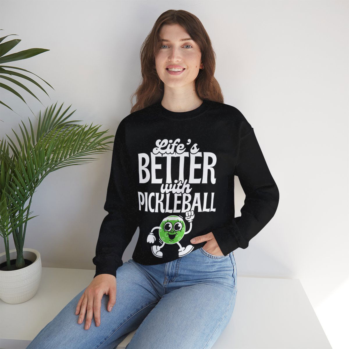 LIFE'S BETTER W/ PICKLEBALL 2 - Pickleball (Sweatshirt) - GRANDSLAM PH